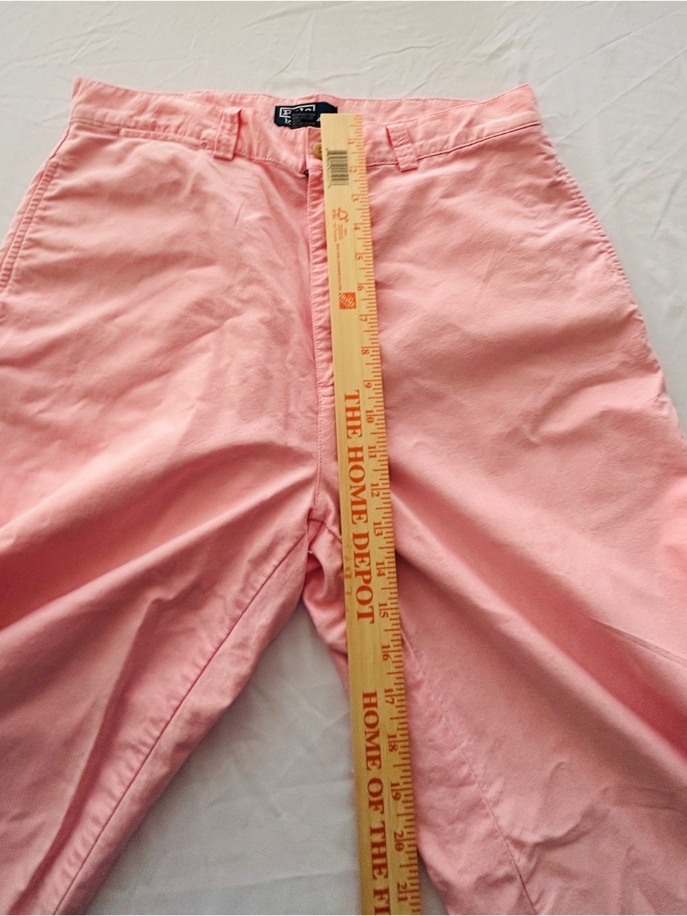 Polo Ralph Lauren Pink 100% Cotton Philip Pant Women’s Medium - Picture 8 of 9